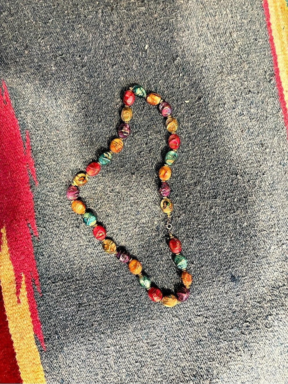 Multicolor Beaded Necklace Like New